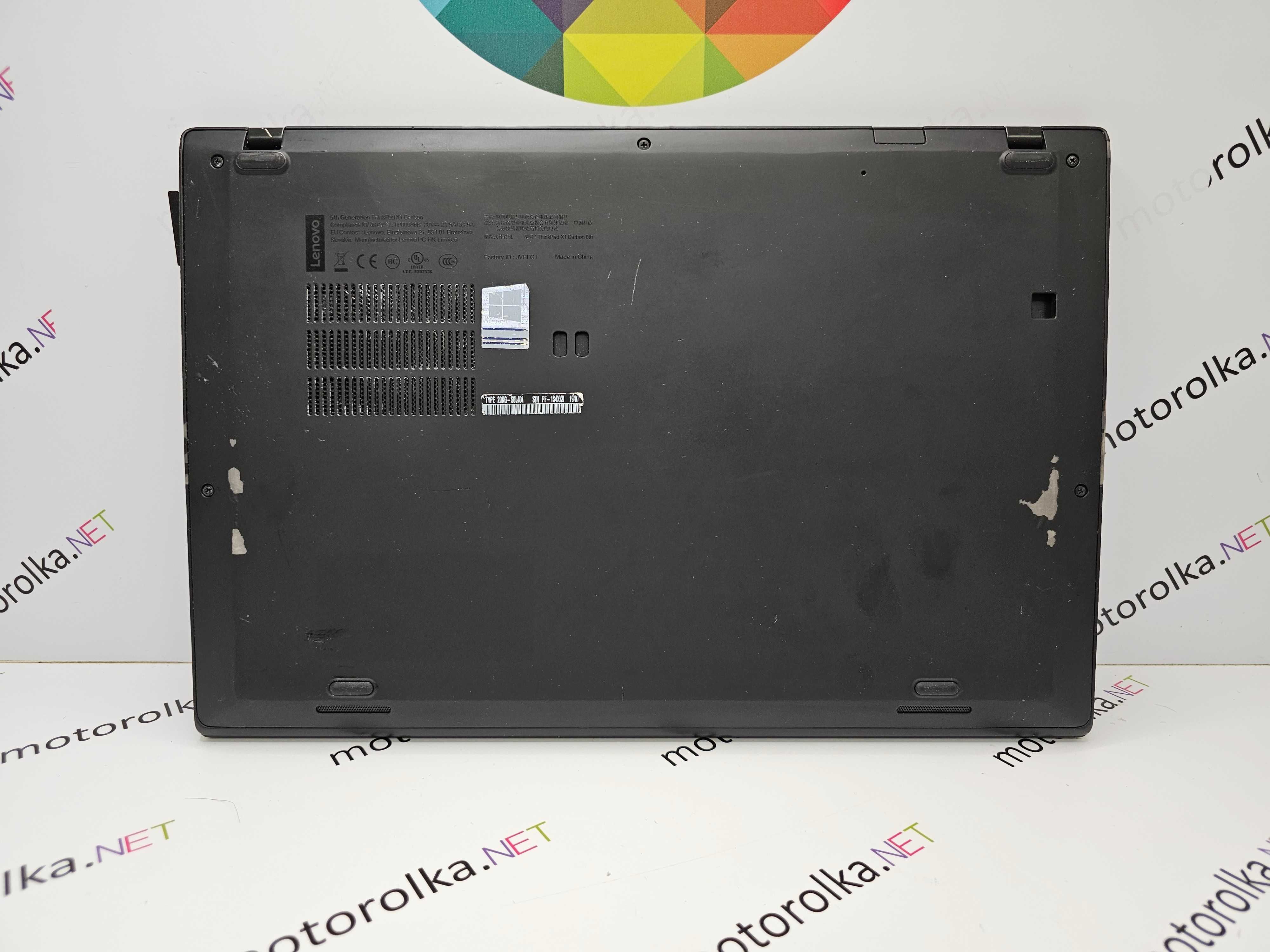 Ноутбук Lenovo ThinkPad X1 Carbon Gen 6 14" FullHD/i7-8650U/16/256 №1