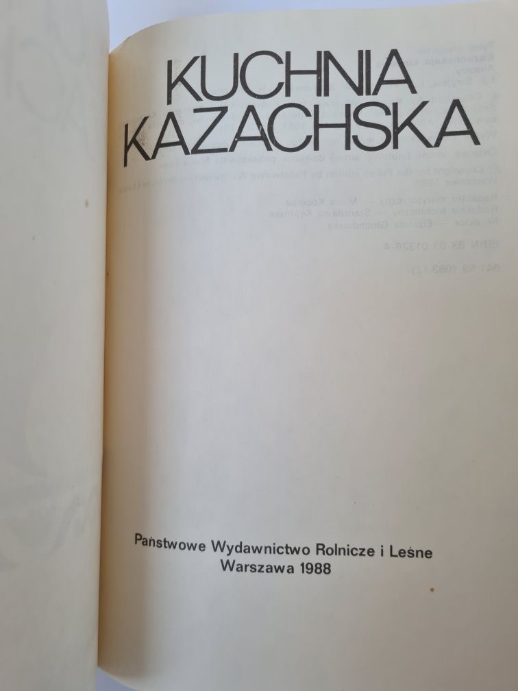 Kuchnia kazachska - Książka