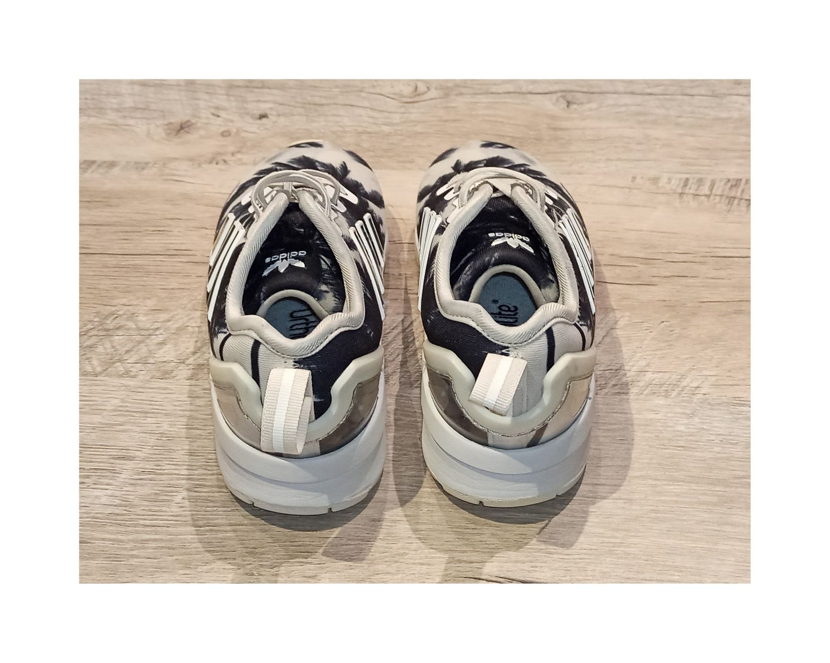 Adidas zx flux buty sportowe 27 białe szare palmy oryginał