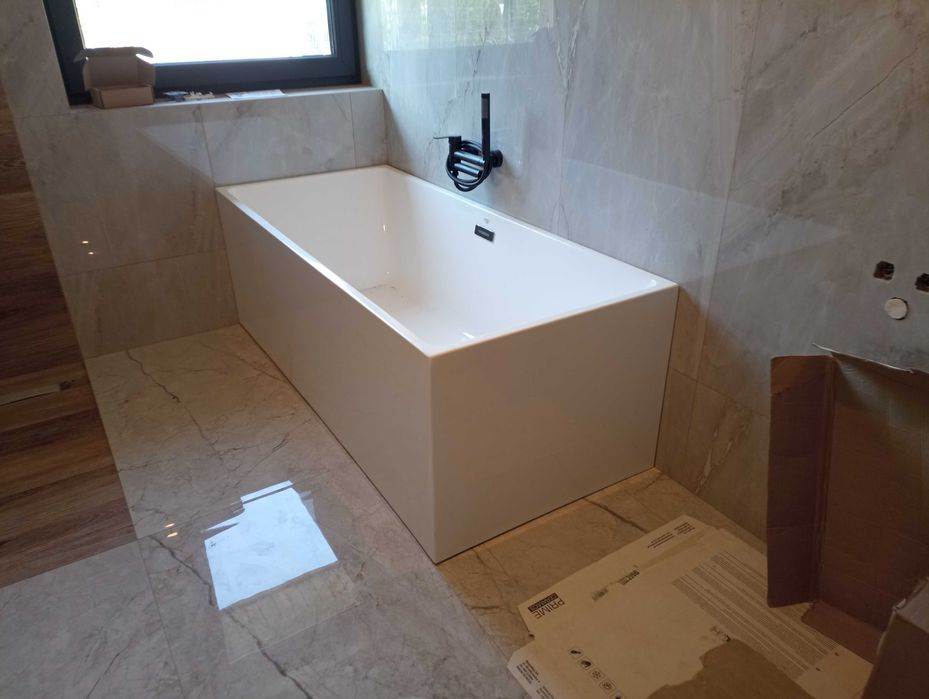 Wanna wolnostojąca prostokątna 170 x 75 Santa Hydrosan