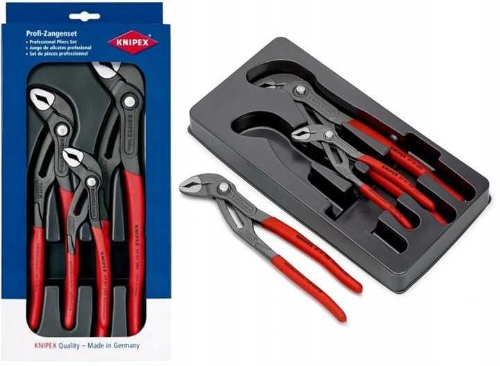 Професійний набір плоскогубців Knipex Cobra 3 шт 00 20 09 V02