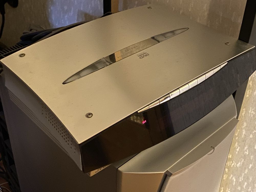 aparelhagem som Home Cinema 5.1 JVC colunas