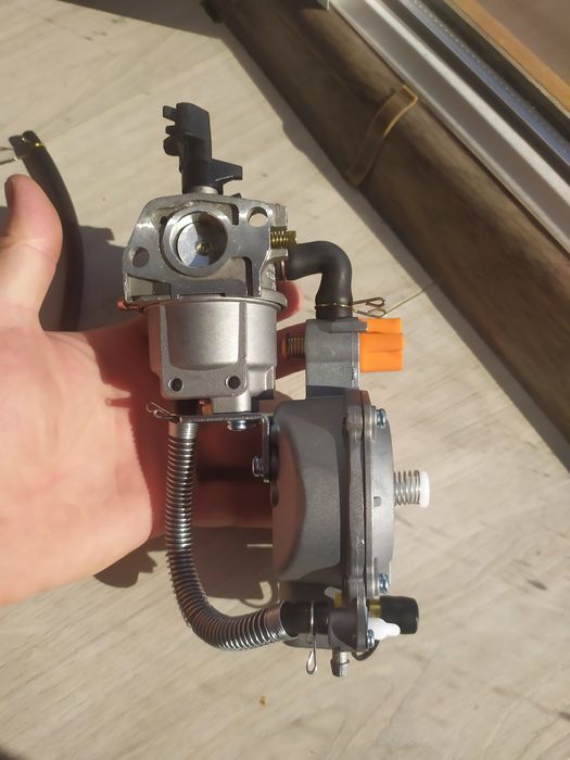 Газовий карбюратор генератор, мотори 168f, 170f та аналоги