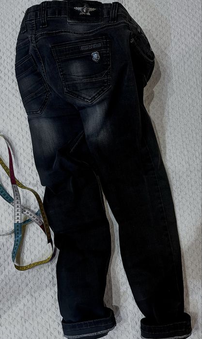 Spodnie Philipp Plein czarne damskie przecierane