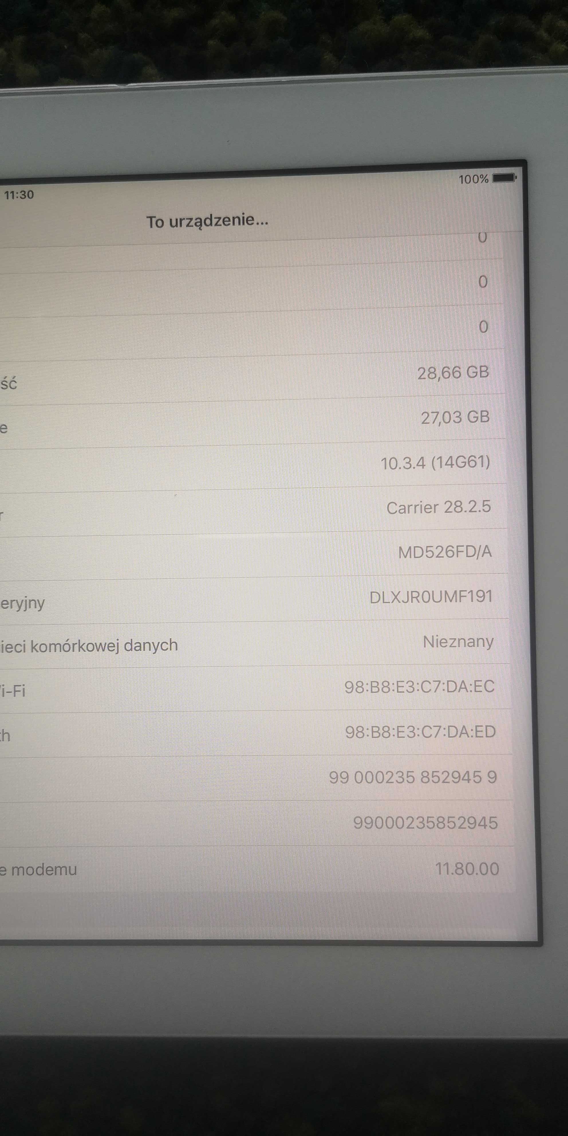 iPad A1460 Wifi Cellular 32gb