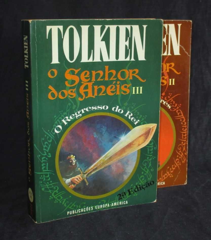 Livros Trilogia O Senhor dos Anéis J. R. R. Tolkien Volumes II