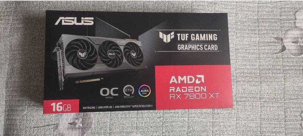 ASUS Radeon RX 7800 XT TUF Gaming OC Edition 16GB GDDR6 (гарантия 3 г)