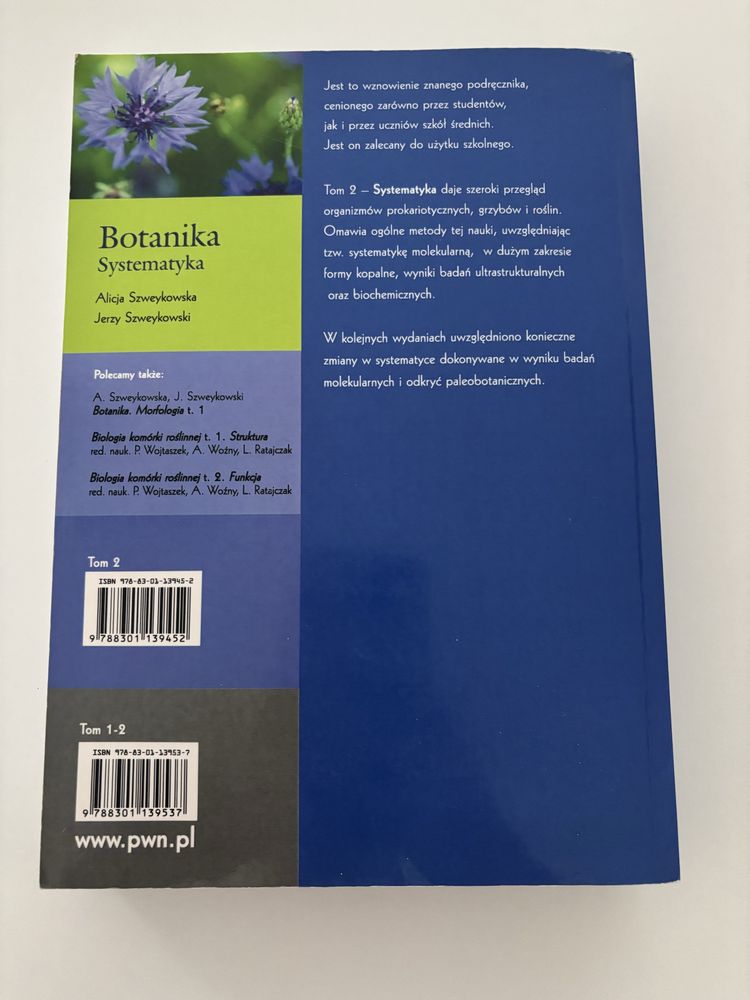 „Botanika” tom 1 i 2 Szweykowska