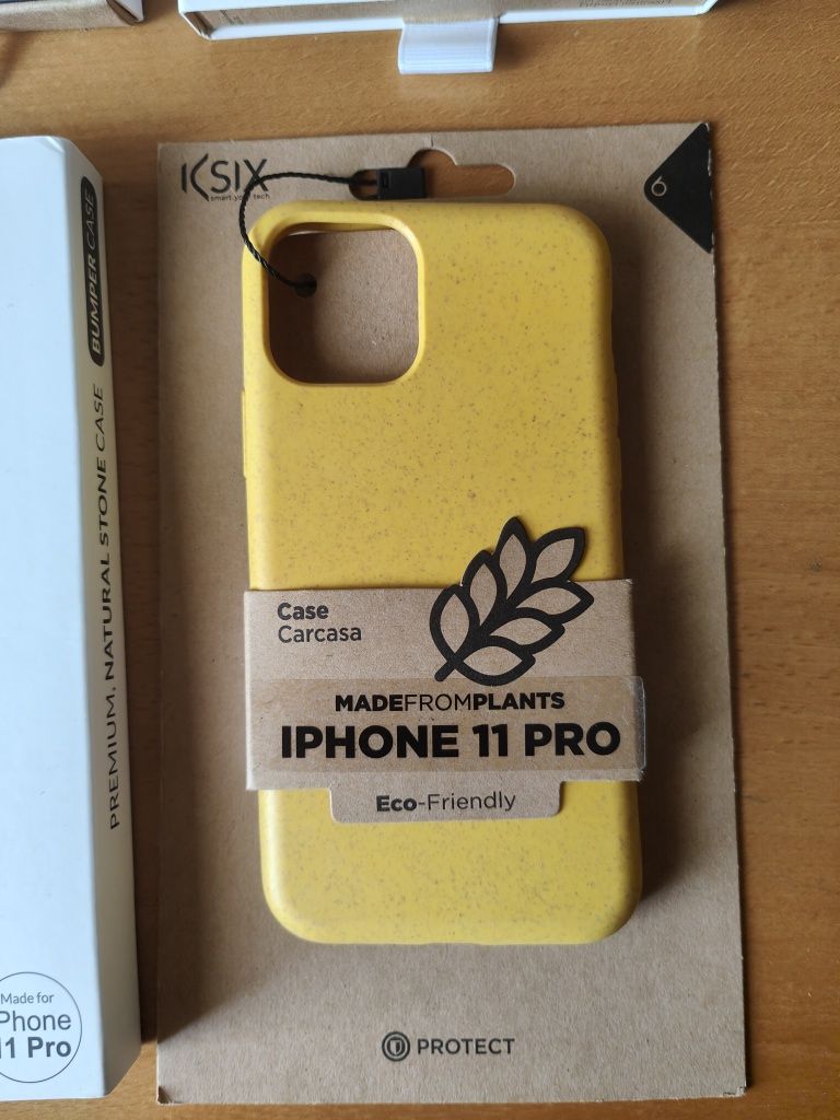 Capas iPhone 11 Pro (eco-friendly, madeira, pedra)