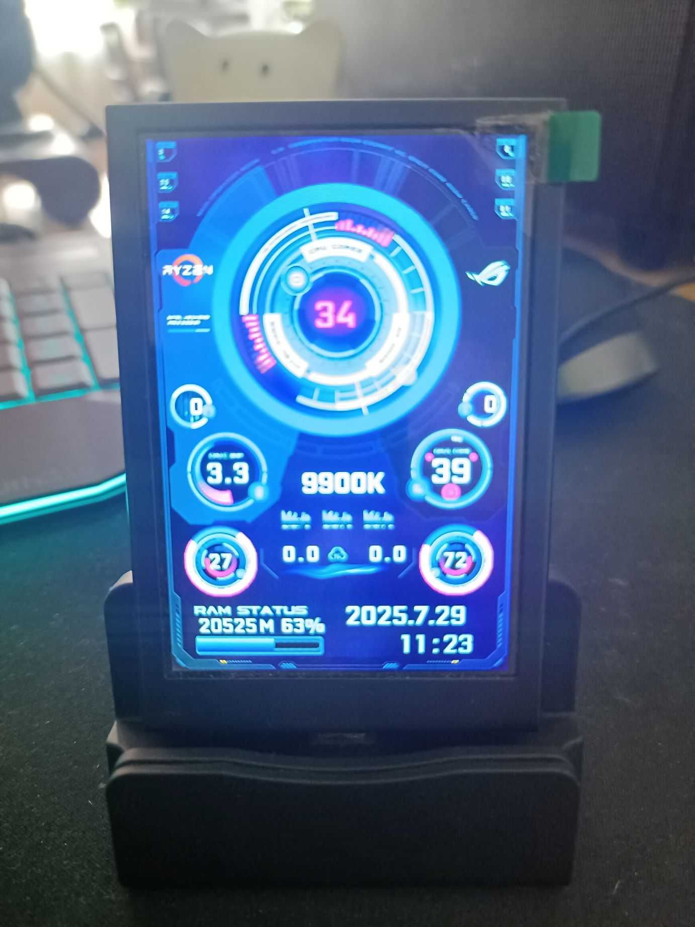 3,5-calowy ekran dodatkowy do PC