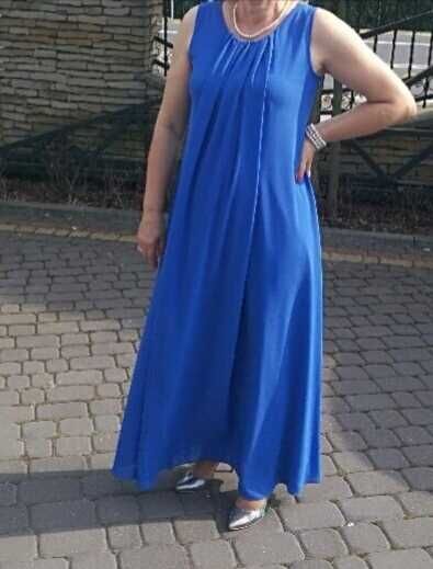 Długa elegancka sukienka S