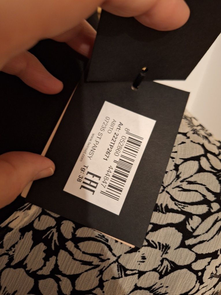 Twinset, damska sukienka kopertowa, r. XS/S