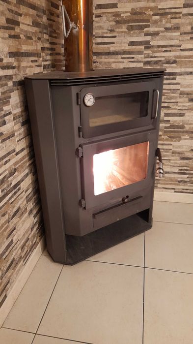 Salamandra a lenha c/ forno