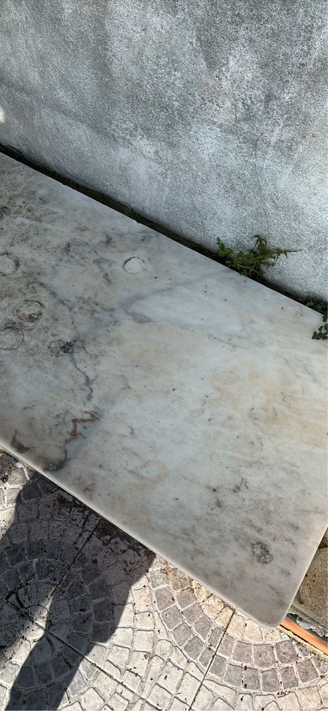2 Pedra marmore 1.15m comprimento por 55 cm de largura