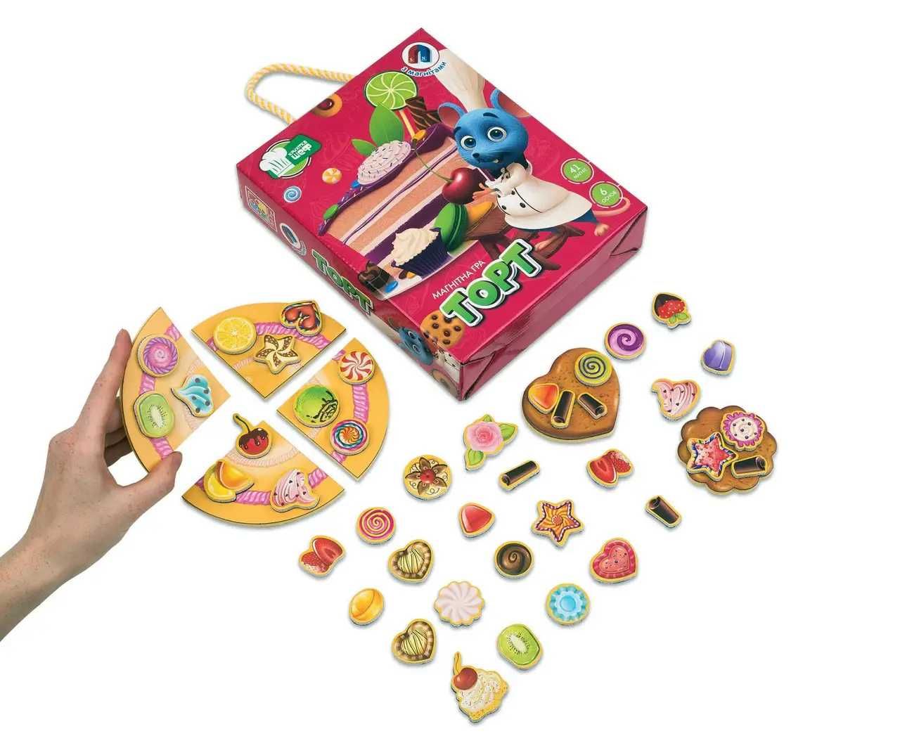 Игры магнитные Vladi Toys Пицца и Торт (Укр)