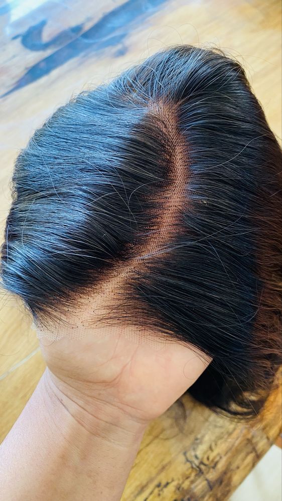 Lace Front Wig Castanho Natural – 100% Cabelo Humano