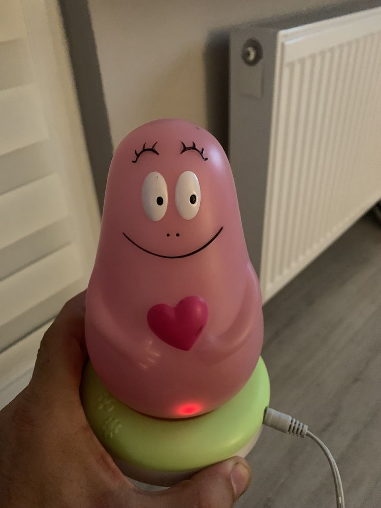 Lampka nocna PABOBO Lumilove Barbapapa PAB-009-BR Różowy