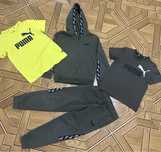 Puma оригінал, спортивний костюм для хлопчика на ріст 140+2 футболки