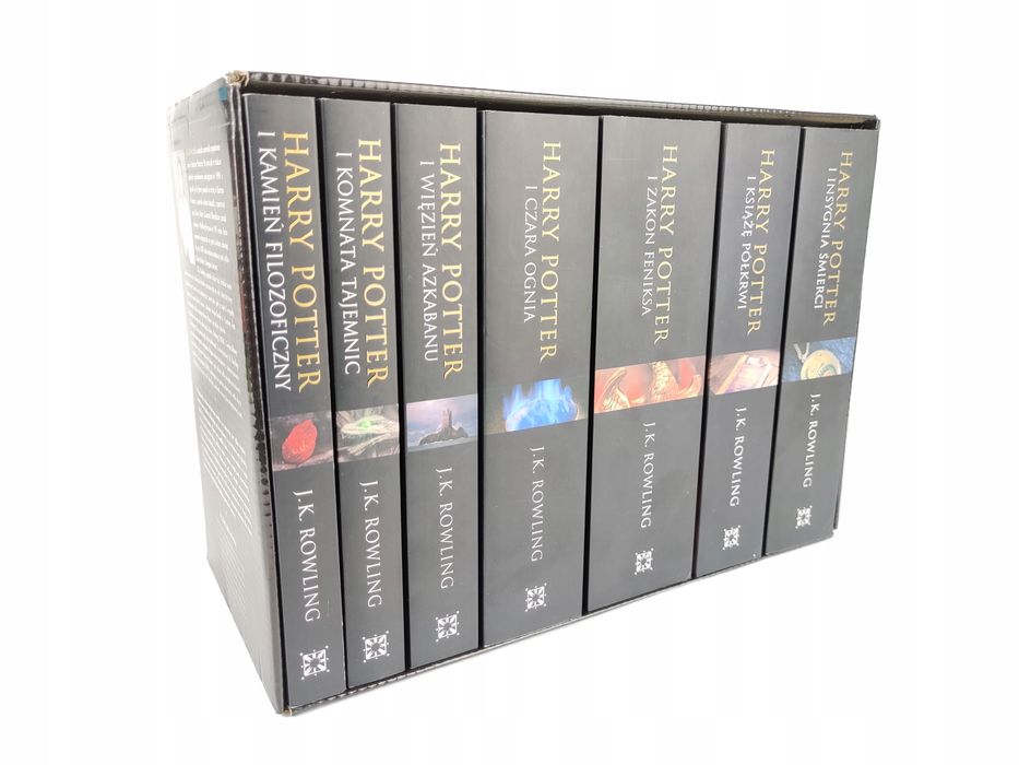 BOX / Harry Potter 1-7 / Zestaw / Czarne / J.K. Rowling