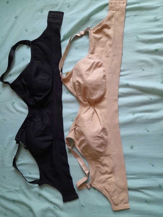 Бюстгальтер бесшовный р.4XL-5XL б/у цена за два