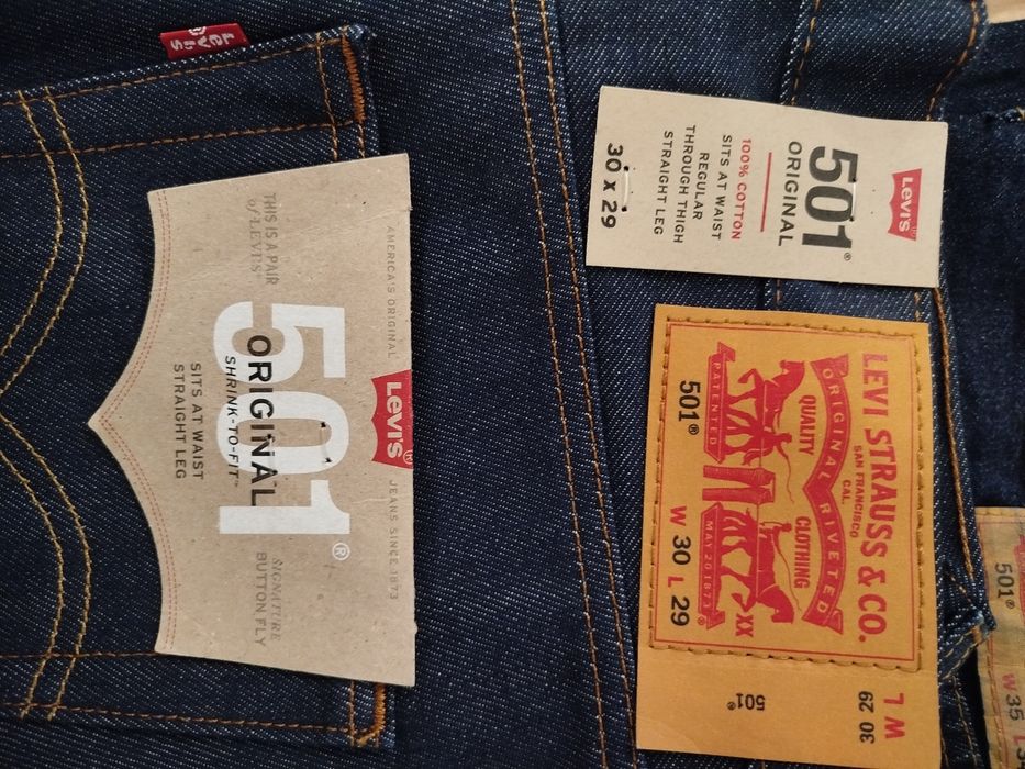Spodnie Levi's 501 różne rozmiary