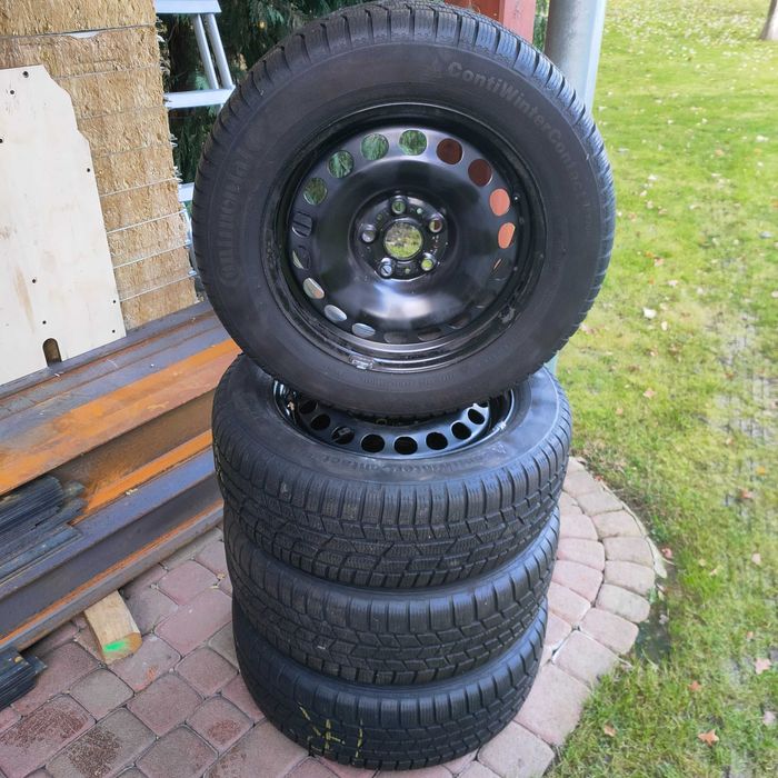 Koła zimowe 5x112 215/60/16 Continental 8mm VW Skoda Seat Audi