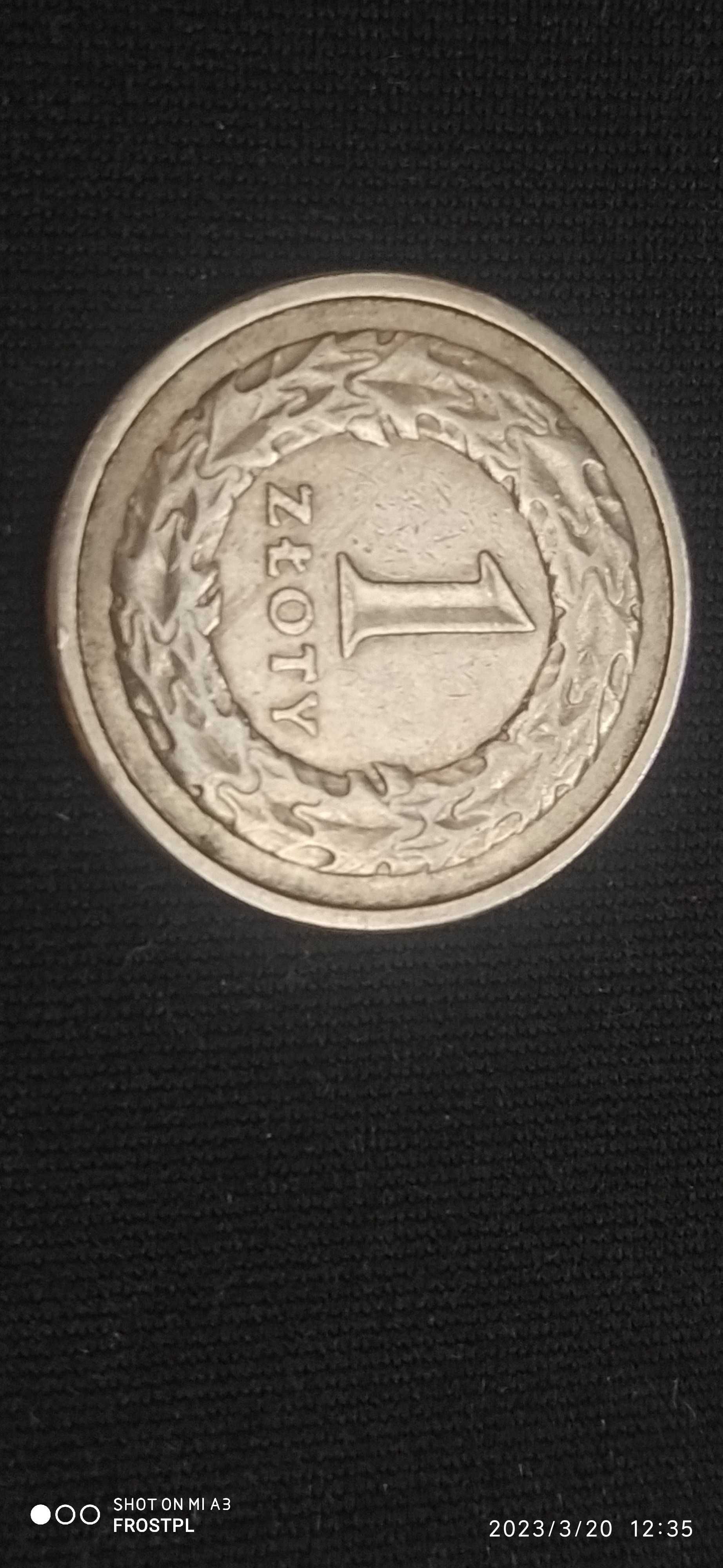 Moneta 1 zł 1991 r.