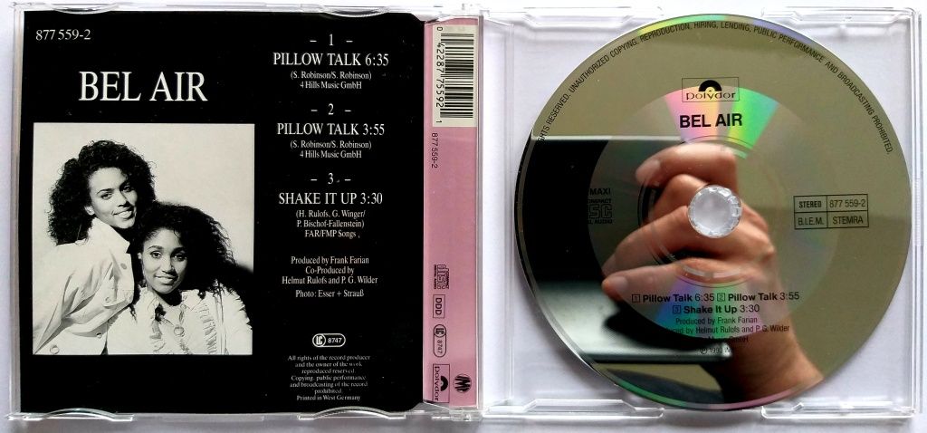 CDs Bel Air Pillow Talk 1990r