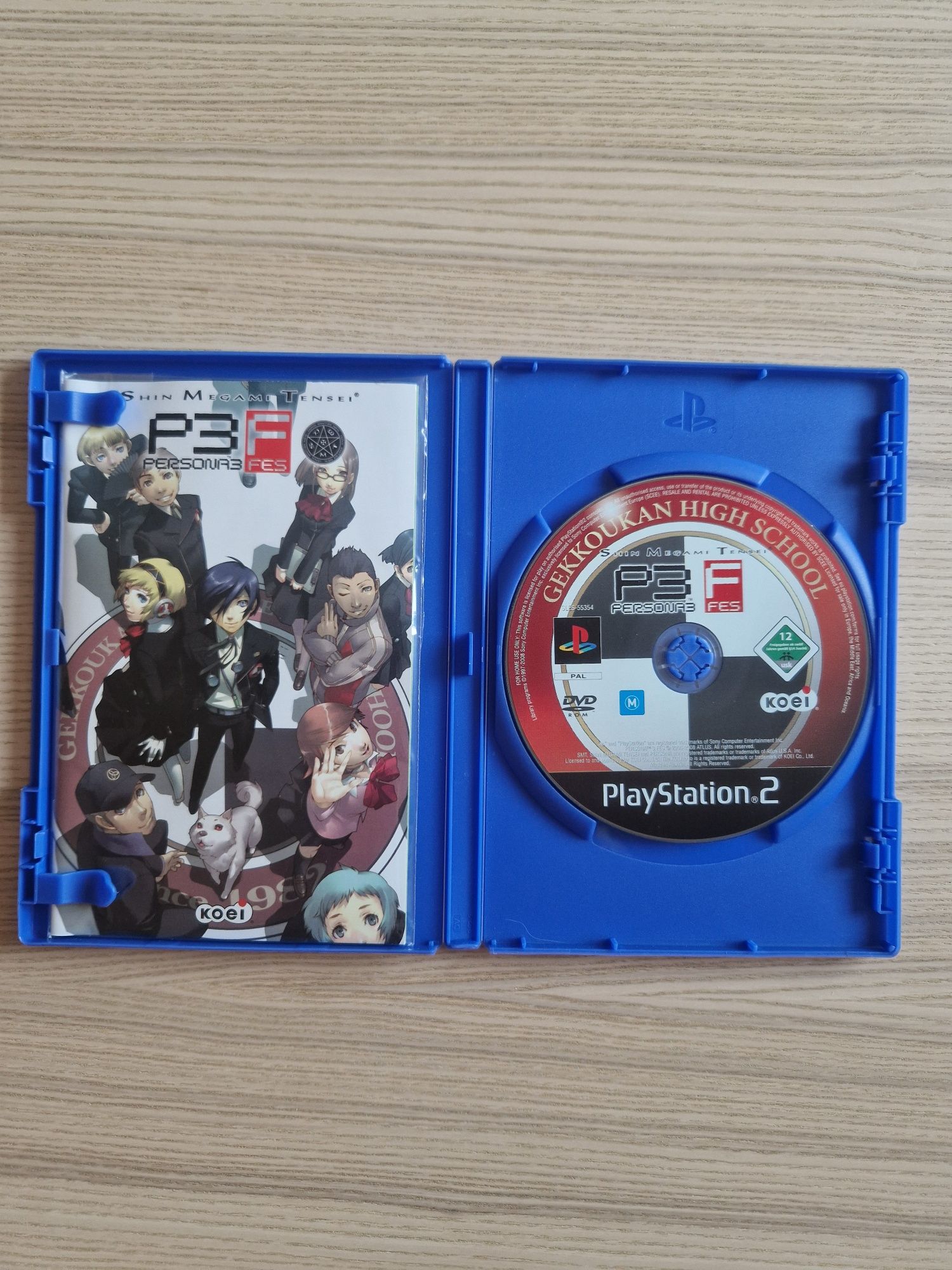 Kolekcjonerska gra Persona 3 FES na PS2 PAL, Atlus, PlayStation, 3xA