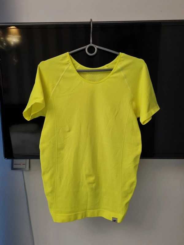 Koszulka bezszwowa 4f Dry neonowa damska rozm L ,XL