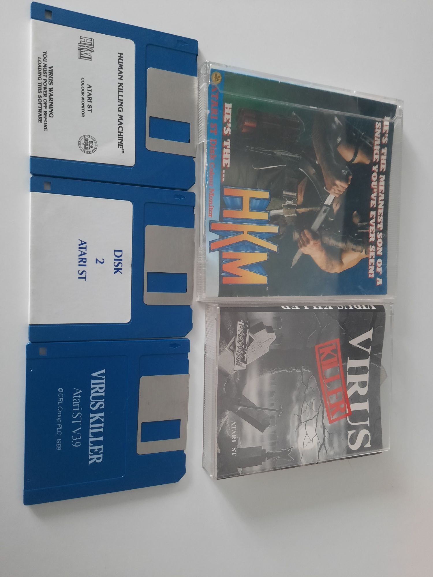 Retro gra i program antywirus na Atari ST
