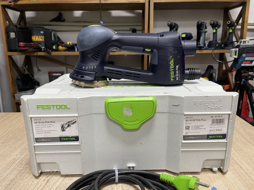 Festool RO90FEQ / екцентрикова машинка з редуктором Фестул