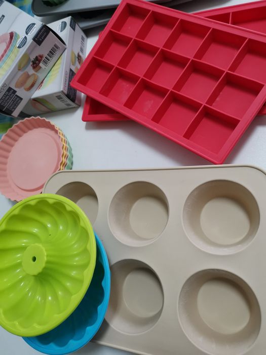 Formas de silicone para pastelaria