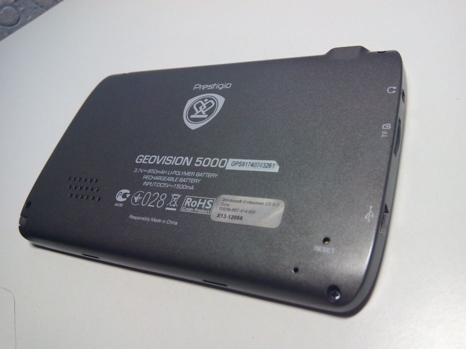 Prestigio Geovision 5000 навігатор з таксометром і новими картами 2025