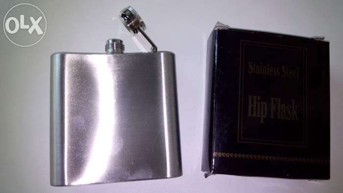 Cantil garrafa bolso whisky, etc em aço inoxidável 207 ml