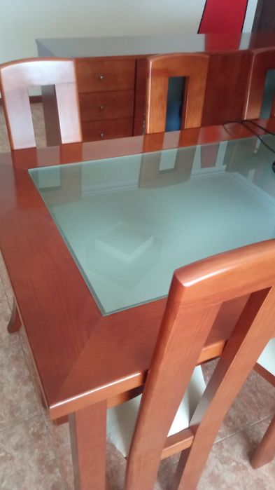 Mesa Madeira 2,20 MT - 8 Cadeiras