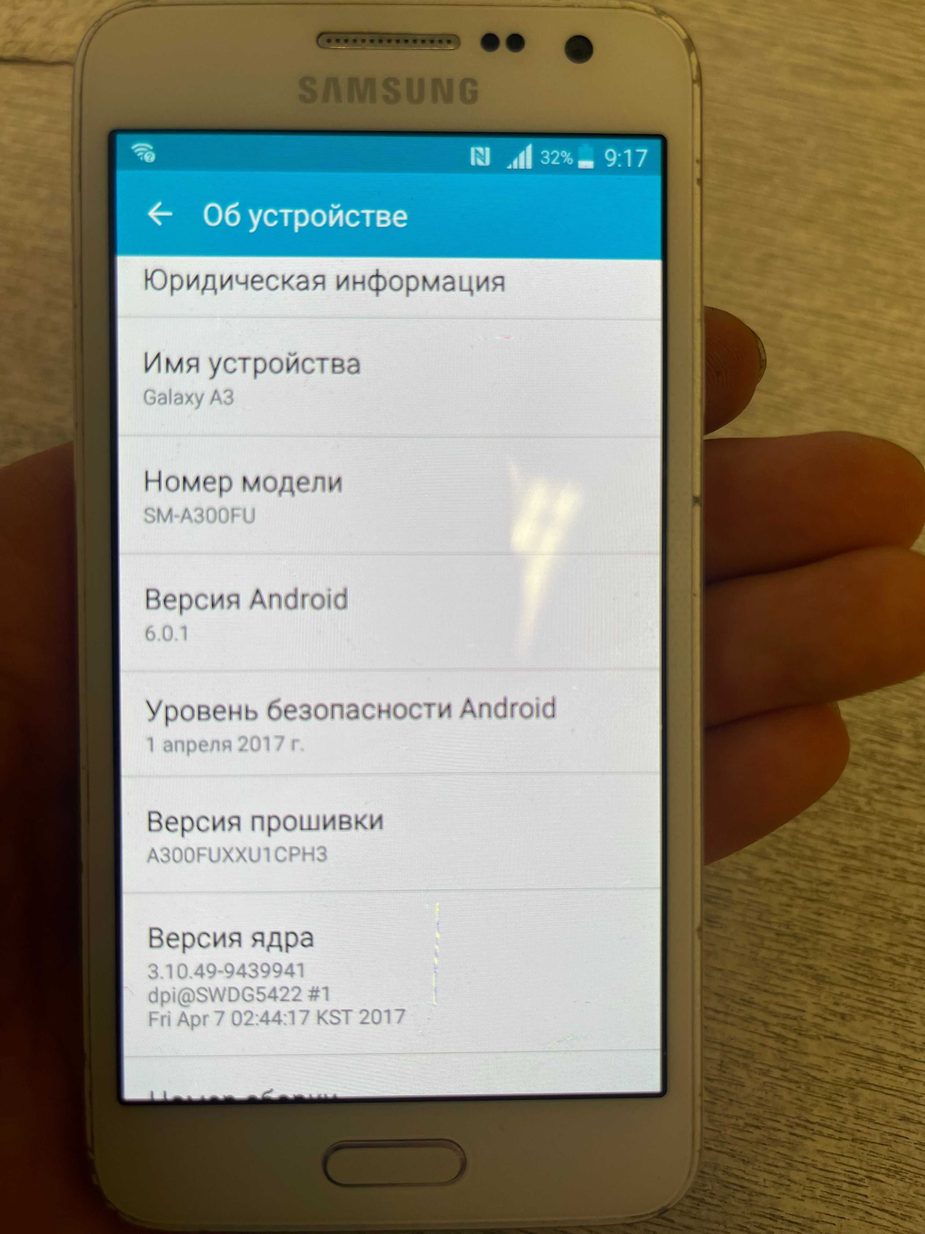 Samsung Galaxy A3 SM-A300FU Повністю Робочий