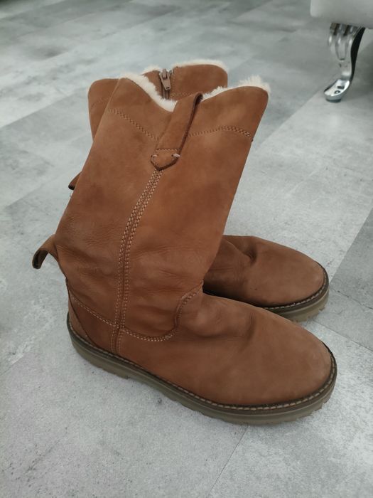 Kozaki skórzane Zara rozmiar 32