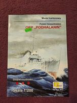 ORP PODHALANIN polski torpedowiec Model kartonowy do sklejania
