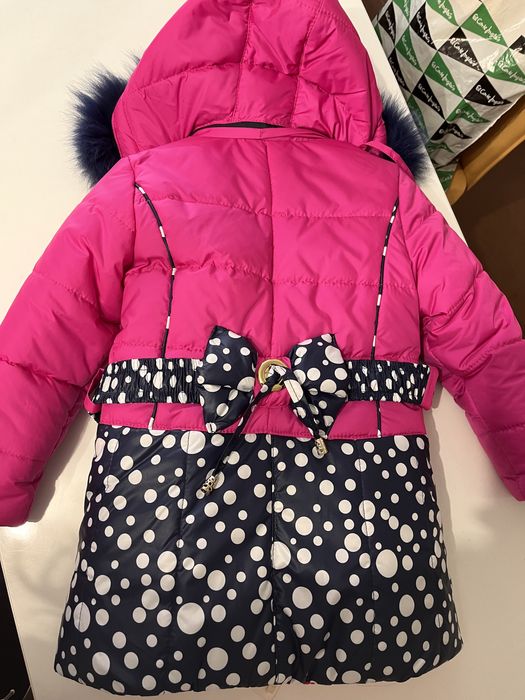 Продаю нову зимову курточку для дівчинки 30(104-110)32(110-116)