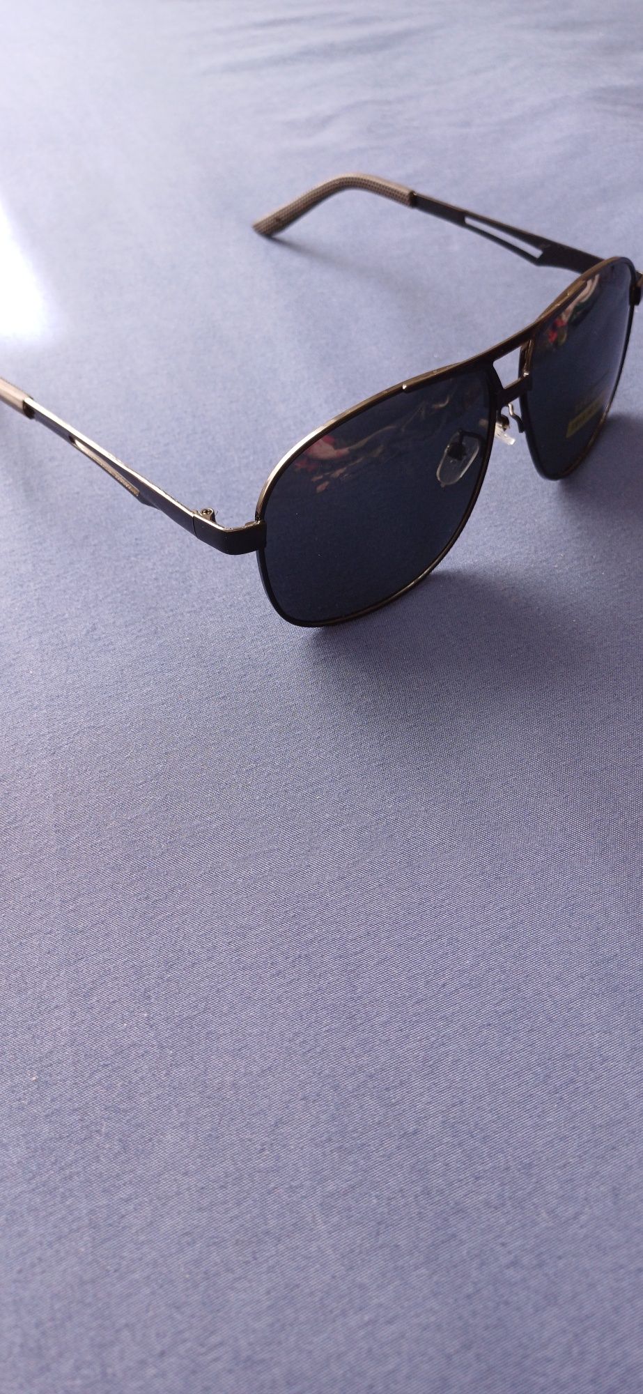 Okulary pilotki czarne, polarized