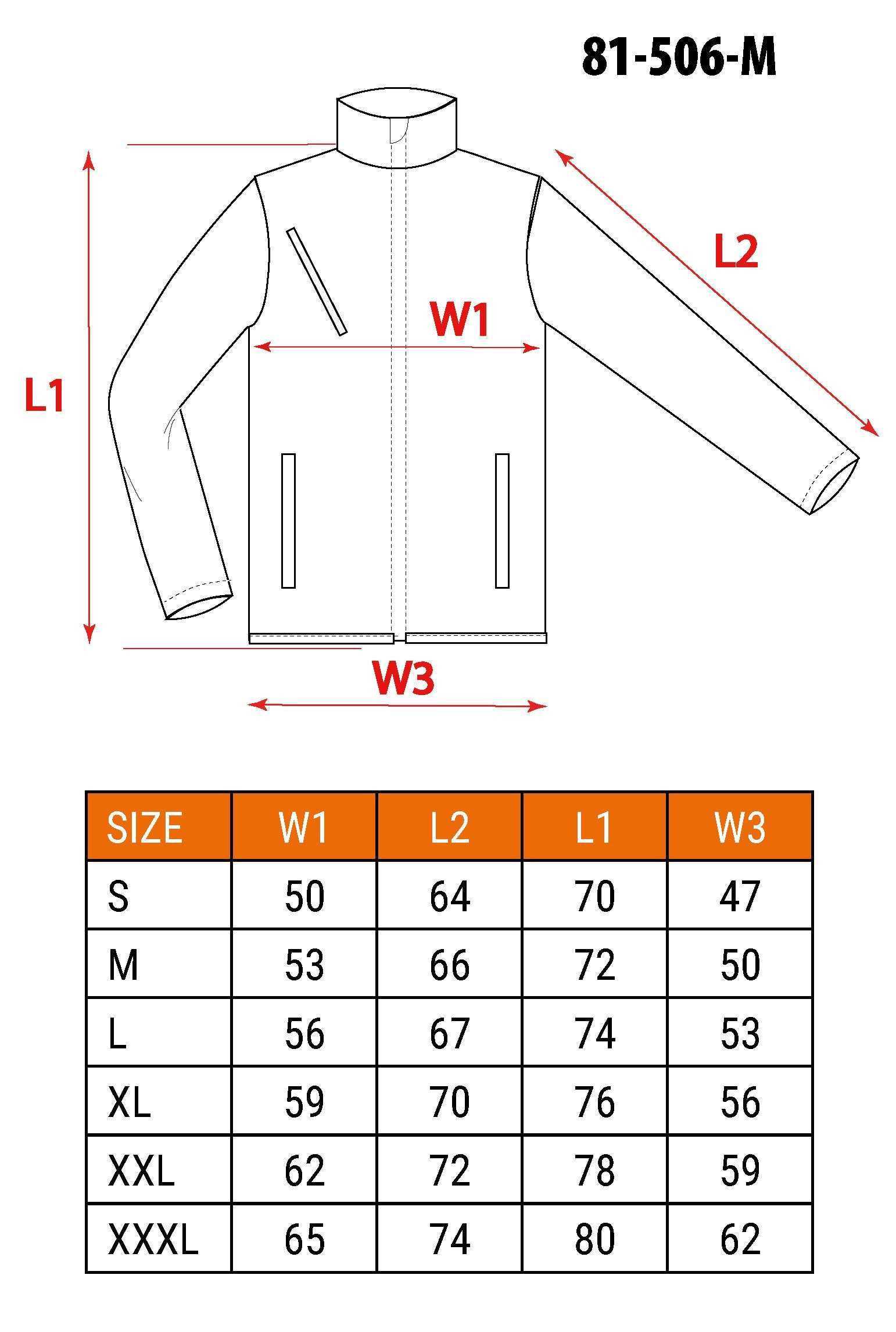 Polar roboczy PREMIUM wzmocnienia z Cordury, rozmiar XXL