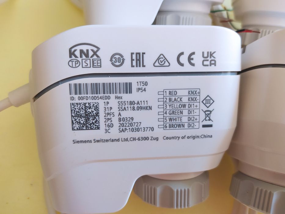Siemens siłownik elektryczny KNX