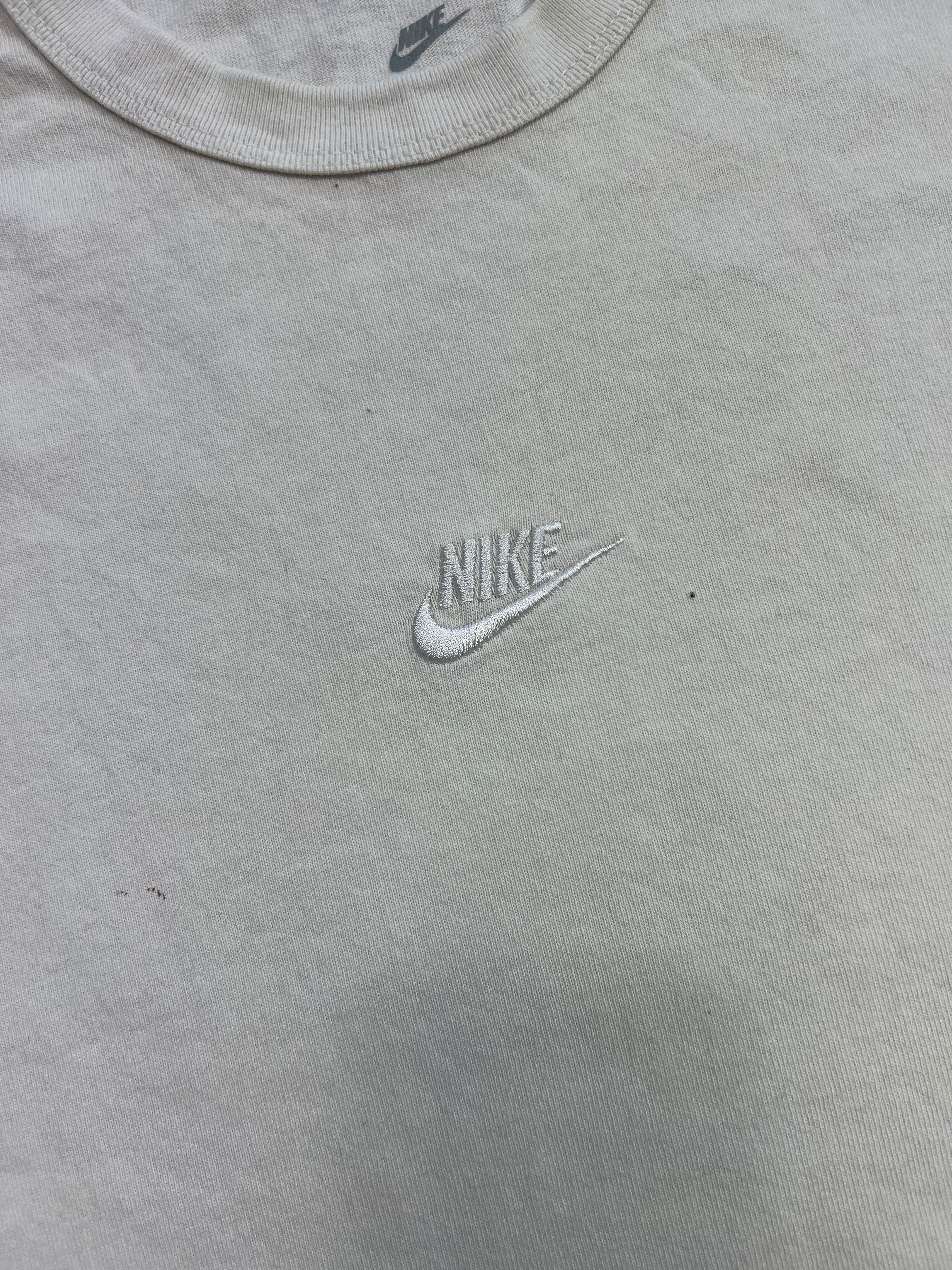 Bluza Nike small center logo white