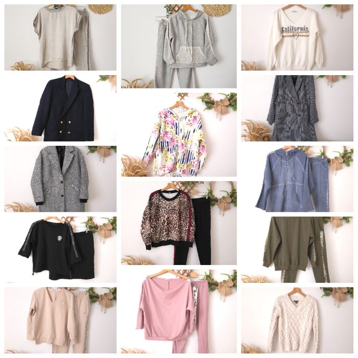 Ubrania damskie S, M, L, XL, XXL, 3XL sukienka spódnica oversize płasz