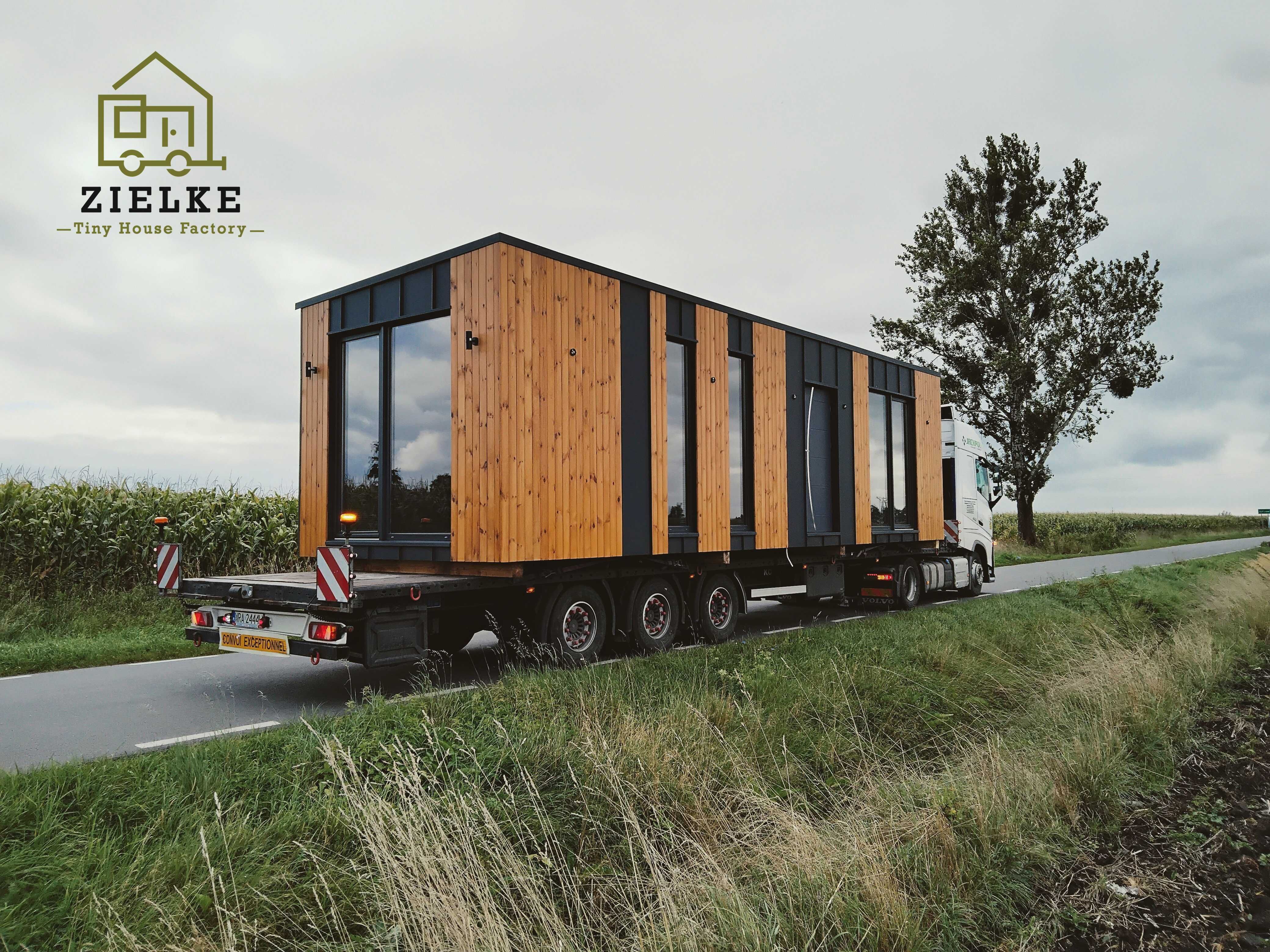 Dom Mobilny Modułowy Pawilon Tinyhouse Domek Drewniany Letniskow Biuro