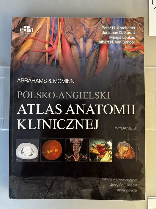 Polsko- Angielski Atlas Anatomii Klinicznej McMinn wydanie 8