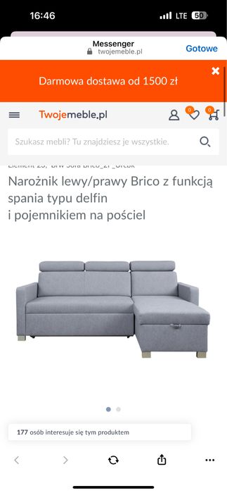Naroznik lewy/prawy Brico