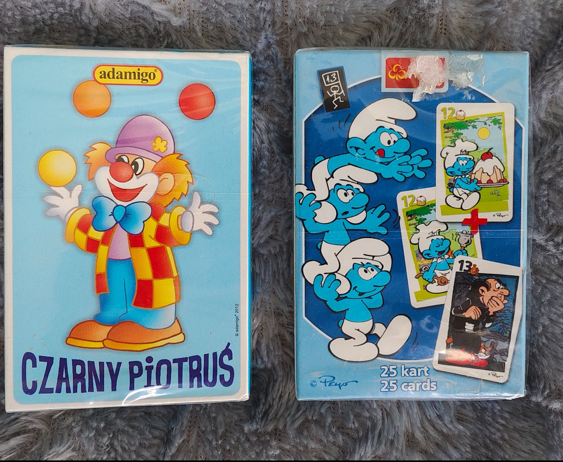 2 zestawy do gry Czarny Piotruś