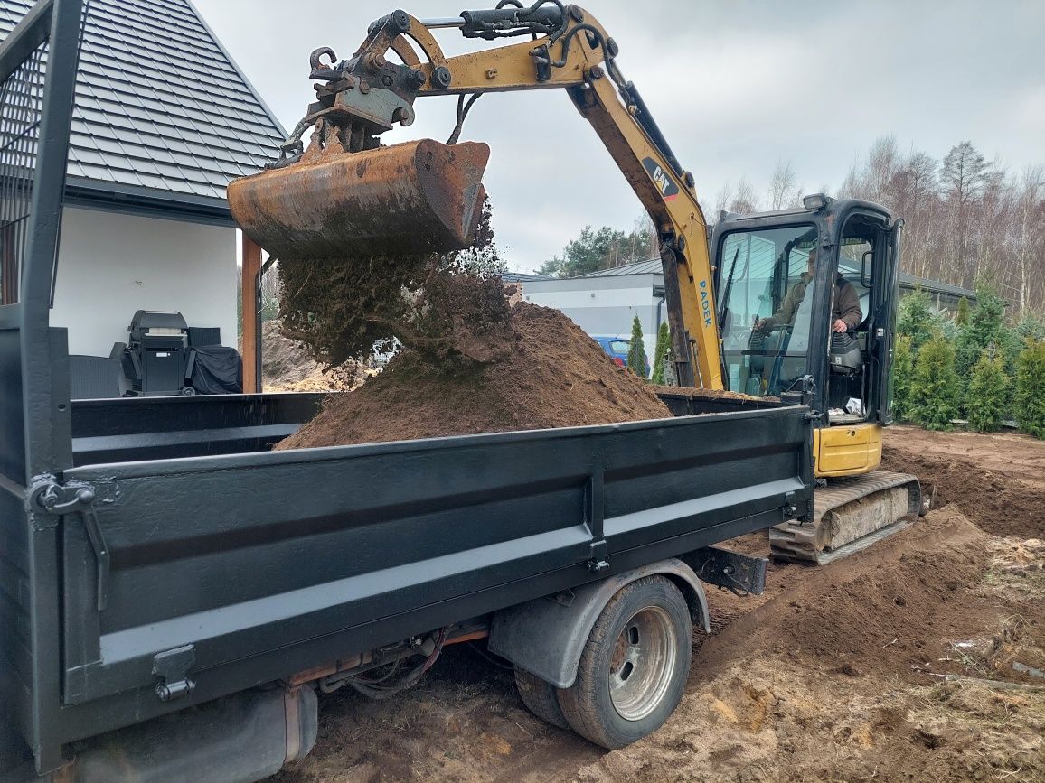 Usługi koparko ładowarką i minikoparką